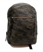 agnes b voyageアニエスベーボヤージュ）の古着「カモ柄リュック」｜オリーブ