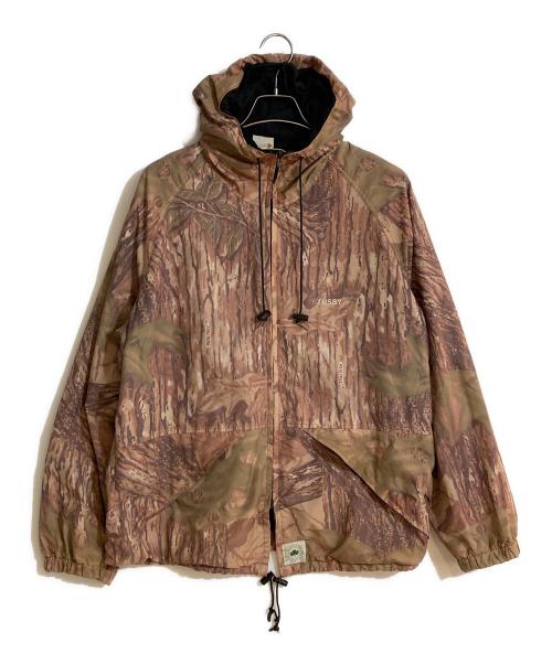 stussy（ステューシー）stussy (ステューシー) WALLAS WATER PRUF オールドリアルツリーカモナイロンパーカー グリーン サイズ:不明の古着・服飾アイテム