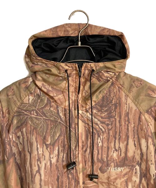 stussy（ステューシー）stussy (ステューシー) WALLAS WATER PRUF オールドリアルツリーカモナイロンパーカー グリーン サイズ:不明の古着・服飾アイテム