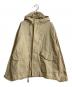 stussy（ステューシー）の古着「Short Parka Waxed Linen/ショートパーカー ワックスド リネン」｜ベージュ