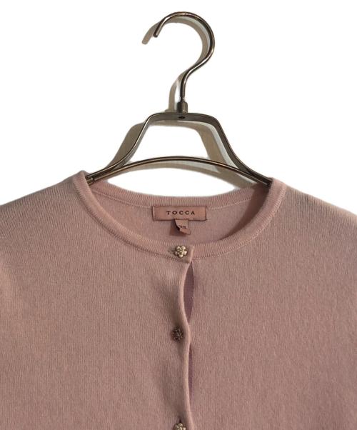 TOCCA（トッカ）TOCCA (トッカ) カシミヤカーディガン ピンク サイズ:XSの古着・服飾アイテム