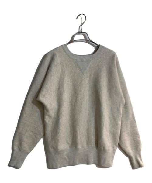 Champion（チャンピオン）Champion (チャンピオン) 1stパテントモデル クル ネックスウェットシャツ ベージュ サイズ:Sの古着・服飾アイテム