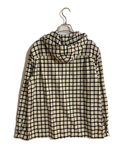 SUPREME（シュプリーム）Supreme (シュプリーム) mini plaid hooded shirt/ミニプレイドフードシャツ アイボリー サイズ:Sの古着・服飾アイテム