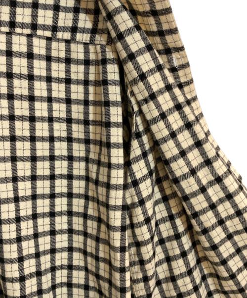 SUPREME（シュプリーム）Supreme (シュプリーム) mini plaid hooded shirt/ミニプレイドフードシャツ アイボリー サイズ:Sの古着・服飾アイテム