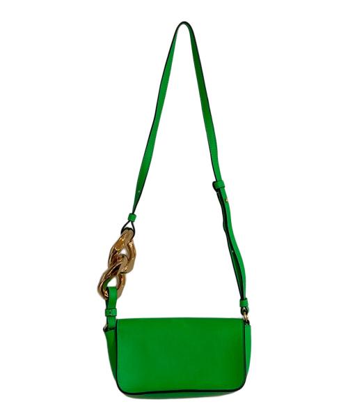 J.W.ANDERSON（ジェイダブリューアンダーソン）J.W.ANDERSON (ジェイダブリューアンダーソン) CHAIN BAGUETTE BAG グリーンの古着・服飾アイテム