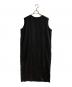 JULY NINE（ジュライナイン）の古着「リネンノースリーブワンピース」｜ブラック