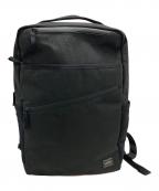 PORTERポーター）の古着「ハイブリッドデイパック」｜ブラック