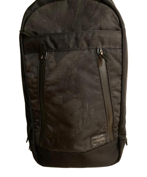PORTER（ポーター）PORTER (ポーター) ダークフォレスト スリングショルダーバッグ ブラックの古着・服飾アイテム