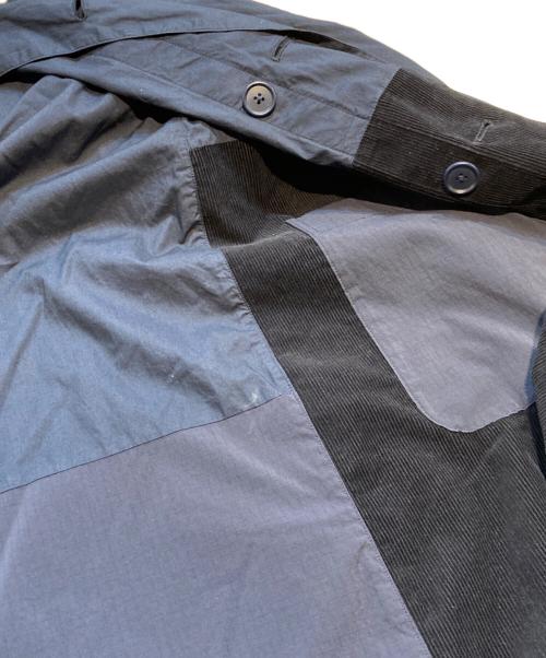 eN ROUTE（アンルート）EN ROUTE (アンルート) オーバーダイリバーシブルステンカラーコート ネイビー サイズ:2の古着・服飾アイテム