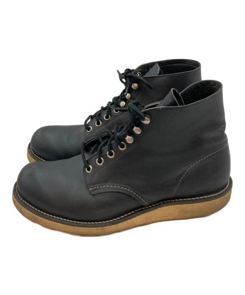 RED WING（レッドウィング）RED WING (レッドウィング) 6-inch Classic Round/6インチ ラウンドトゥ ブラック サイズ:7 2/1の古着・服飾アイテム