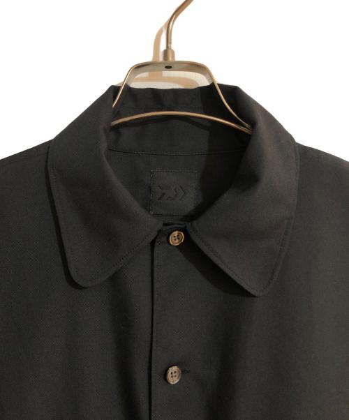 DAIWA PIER39（ダイワ ピア39）DAIWA PIER39 (ダイワ ピア39) SPORTS OPEN COLLAR SHIRT L/S ブラック サイズ:Mの古着・服飾アイテム