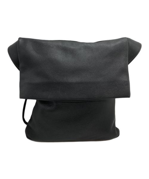 鎌倉高野（カマクラタカノ）鎌倉高野 (カマクラタカノ) レザーショルダーバッグ ブラックの古着・服飾アイテム