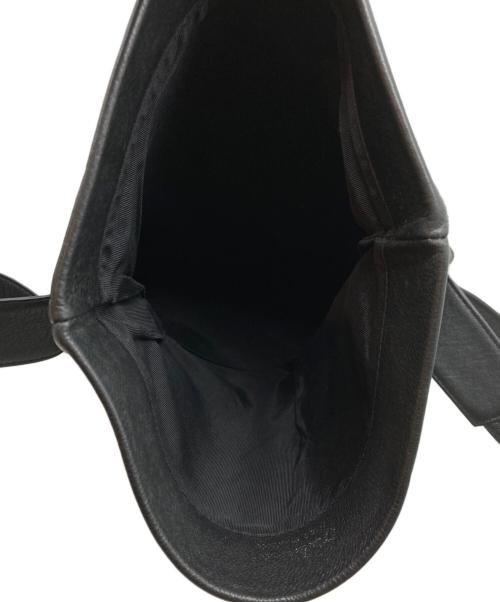 鎌倉高野（カマクラタカノ）鎌倉高野 (カマクラタカノ) レザーショルダーバッグ ブラックの古着・服飾アイテム