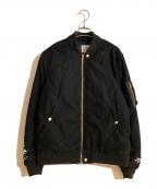 CRIMIEクライミー）の古着「ZACK BACK SATIN THINSULATE MA-1 JACKET」｜ブラック