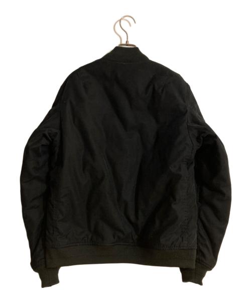 CRIMIE（クライミー）CRIMIE (クライミー) ZACK BACK SATIN THINSULATE MA-1 JACKET ブラック サイズ:Mの古着・服飾アイテム