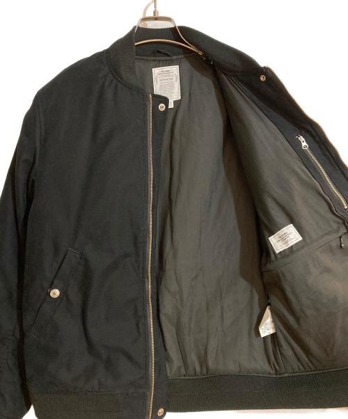 CRIMIE（クライミー）CRIMIE (クライミー) ZACK BACK SATIN THINSULATE MA-1 JACKET ブラック サイズ:Mの古着・服飾アイテム