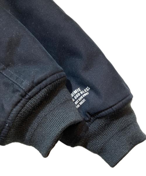 CRIMIE（クライミー）CRIMIE (クライミー) ZACK BACK SATIN THINSULATE MA-1 JACKET ブラック サイズ:Mの古着・服飾アイテム