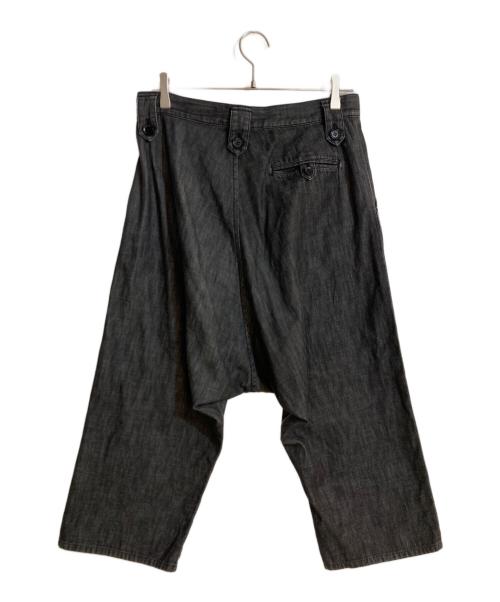 yohji yamamoto+noir（ヨウジヤマモトプリュスノアール）yohji yamamoto+Noir (ヨウジヤマモトプリュスノアール) デニムサルエルパンツ グレー サイズ:2の古着・服飾アイテム