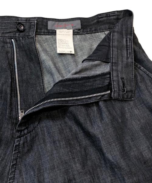 yohji yamamoto+noir（ヨウジヤマモトプリュスノアール）yohji yamamoto+Noir (ヨウジヤマモトプリュスノアール) デニムサルエルパンツ グレー サイズ:2の古着・服飾アイテム