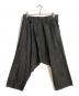 yohji yamamoto+Noir（ヨウジヤマモトプリュスノアール）の古着「デニムサルエルパンツ」｜グレー