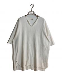 blurhms ROOTSTOCK（ブラームスルーツストック）の古着「サーマルオーバーネックTシャツ」｜ホワイト