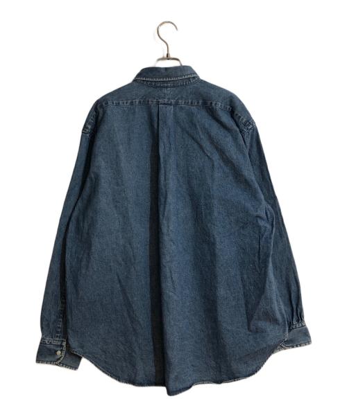 A.PRESSE（アプレッセ）A.PRESSE (アプレッセ) BD Denim Shirt/ボタンダウンデニムシャツ ブルー サイズ:不明の古着・服飾アイテム