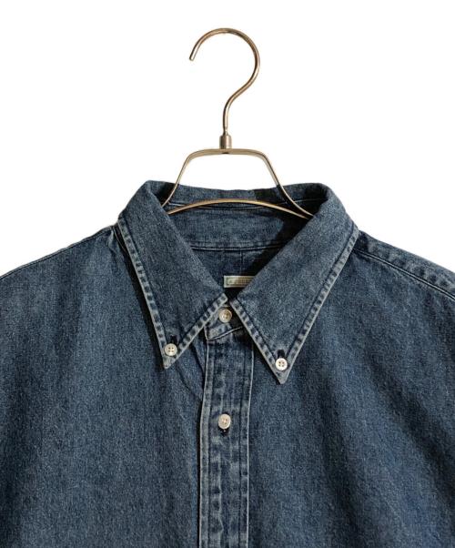 A.PRESSE（アプレッセ）A.PRESSE (アプレッセ) BD Denim Shirt/ボタンダウンデニムシャツ ブルー サイズ:不明の古着・服飾アイテム