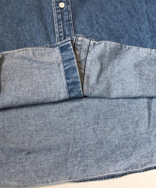A.PRESSE（アプレッセ）A.PRESSE (アプレッセ) BD Denim Shirt/ボタンダウンデニムシャツ ブルー サイズ:不明の古着・服飾アイテム
