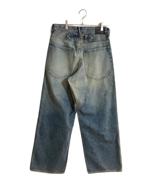SUGARHILL（シュガーヒル）SUGARHILL (シュガーヒル) UNUSED (アンユーズド) FADED DOUBLE KNEE DENIM PANTS インディゴ サイズ:32の古着・服飾アイテム