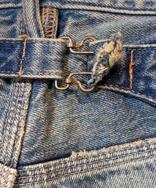 SUGARHILL（シュガーヒル）SUGARHILL (シュガーヒル) UNUSED (アンユーズド) FADED DOUBLE KNEE DENIM PANTS インディゴ サイズ:32の古着・服飾アイテム