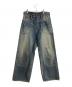 SUGARHILL（シュガーヒル）の古着「FADED DOUBLE KNEE DENIM PANTS」｜インディゴ
