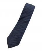 Christian Diorクリスチャン ディオール）の古着「トロッターパターンシルクネクタイ」｜ネイビー