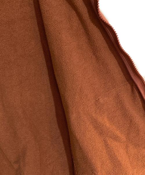 KIIT（キート）KIIT (キート) PILE ZIP UP HOODIE TOPS ブラウン サイズ:2の古着・服飾アイテム