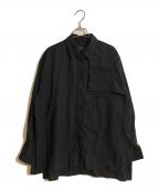 UNITED TOKYOユナイテッドトーキョー）の古着「スタンドカラー2WAYシャツ」｜ネイビー