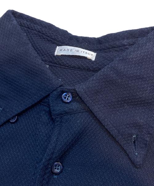 GUY ROVER（ギローバー）GUY ROVER (ギローバー) UNITED ARROWS (ユナイテッドアローズ) ハニカム柄ポロシャツ ネイビー サイズ:Lの古着・服飾アイテム