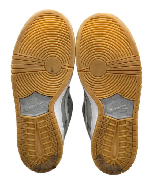 NIKE SB（ナイキエスビー）NIKE SB (ナイキエスビー) Dunk Low Orange Label/ダンクロウオレンジレーベル グレー サイズ:26.5cmの古着・服飾アイテム