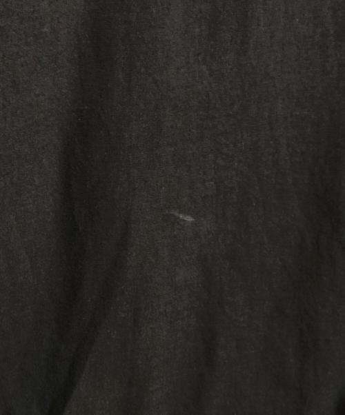 COMOLI（コモリ）COMOLI (コモリ) KHADIコットンWレイヤー コモリシャツ ブラック サイズ:2の古着・服飾アイテム