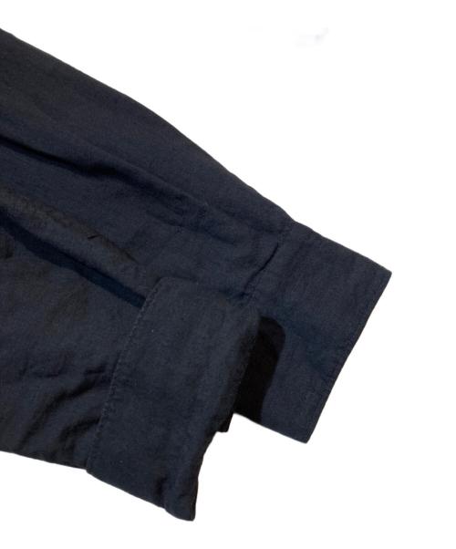 COMOLI（コモリ）COMOLI (コモリ) KHADIコットンWレイヤー コモリシャツ ブラック サイズ:2の古着・服飾アイテム