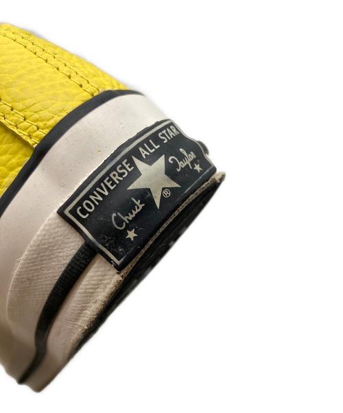 CONVERSE ADDICT（コンバース アディクト）CONVERSE ADDICT (コンバース アディクト) CHUCK TAYLOR LEATHER/チャックテイラー イエロー サイズ:27.5の古着・服飾アイテム