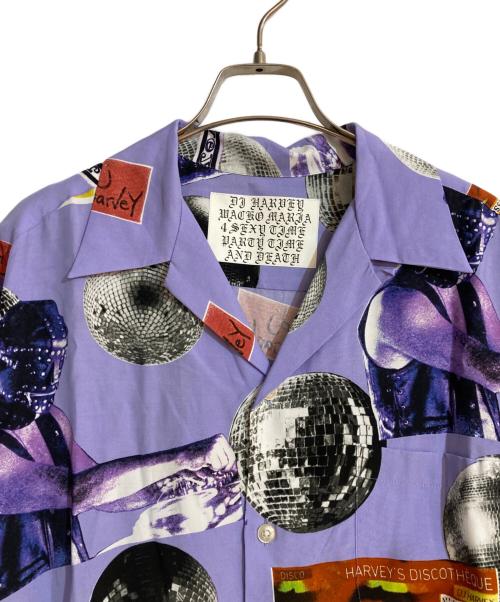 WACKO MARIA（ワコマリア）WACKO MARIA (ワコマリア) DJ HARVEY アロハシャツ パープル サイズ:Lの古着・服飾アイテム