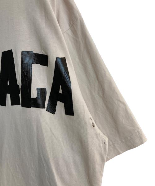 BALENCIAGA（バレンシアガ）BALENCIAGA (バレンシアガ) Tape Type Tシャツ ミディアムフィット アイボリー サイズ:Sの古着・服飾アイテム