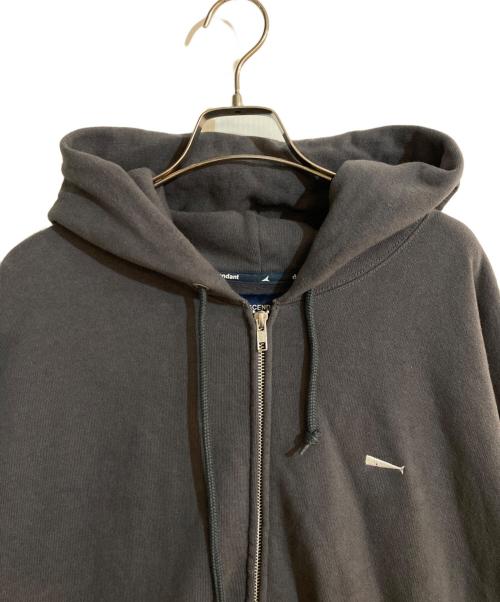 DESCENDANT（ディセンダント）DESCENDANT (ディセンダント) CACHALOT ZIP HOODY/カシャロジップフーディ グレー サイズ:Lの古着・服飾アイテム