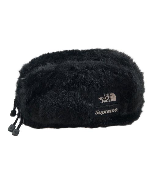 THE NORTH FACE（ザ ノース フェイス）THE NORTH FACE (ザ ノース フェイス) Supreme (シュプリーム) Faux Fur Waist Bag ブラックの古着・服飾アイテム