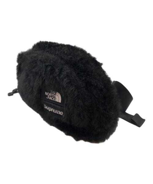 THE NORTH FACE（ザ ノース フェイス）THE NORTH FACE (ザ ノース フェイス) Supreme (シュプリーム) Faux Fur Waist Bag ブラックの古着・服飾アイテム