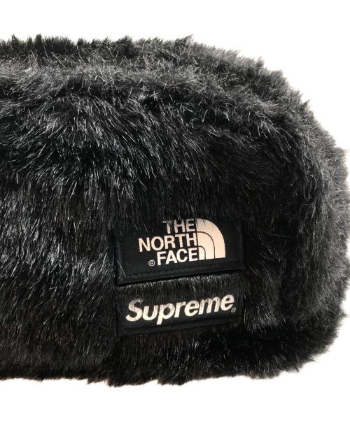 THE NORTH FACE（ザ ノース フェイス）THE NORTH FACE (ザ ノース フェイス) Supreme (シュプリーム) Faux Fur Waist Bag ブラックの古着・服飾アイテム