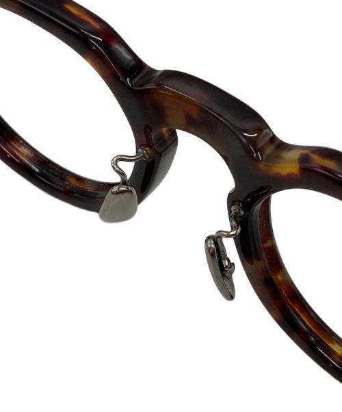 BJ Classic Collection（ビージェイクラッシックコレクション）BJ CLASSIC COLLECTION (ビージェイクラッシックコレクション) クラウンパントセルフレーム眼鏡 ブラウン サイズ:45□23-148の古着・服飾アイテム
