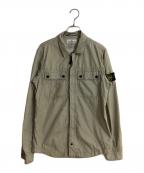 STONE ISLANDストーンアイランド）の古着「シャツジャケット」｜ベージュ