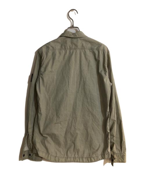 STONE ISLAND（ストーンアイランド）STONE ISLAND (ストーンアイランド) シャツジャケット ベージュ サイズ:Sの古着・服飾アイテム