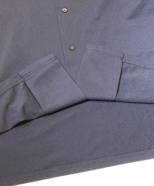 THE NORTH FACE（ザ ノース フェイス）THE NORTH FACE (ザ ノース フェイス) open-collared Knit SHIRT/オープンカラードニットシャツ ネイビー サイズ:Ｌの古着・服飾アイテム