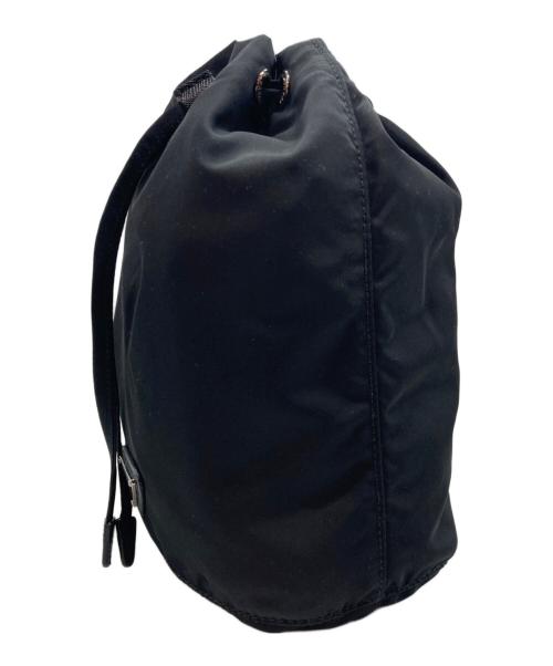 PRADA（プラダ）PRADA (プラダ) ナイロン巾着ポーチ ブラックの古着・服飾アイテム